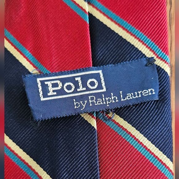 VNTG Polo by Ralph Lauren Tie - Picture 6 of 7